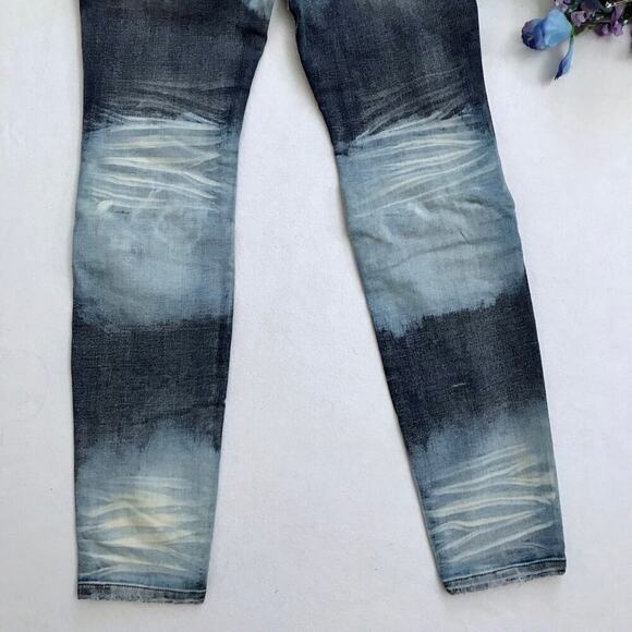 Baby Phat NWOT Ombre Medium Wash Skinny Jeans Juniors/Women 5/6 - Picture 8 of 10